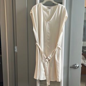 H&M Cream Midi Dress